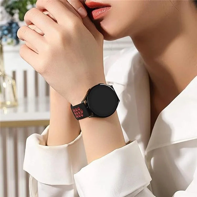 KALEBOL KLB-SSGJ-004 For Samsung Gear Sport / Samsung Gear S2 Classic Silicone Strap 20mm Buckle Watchband