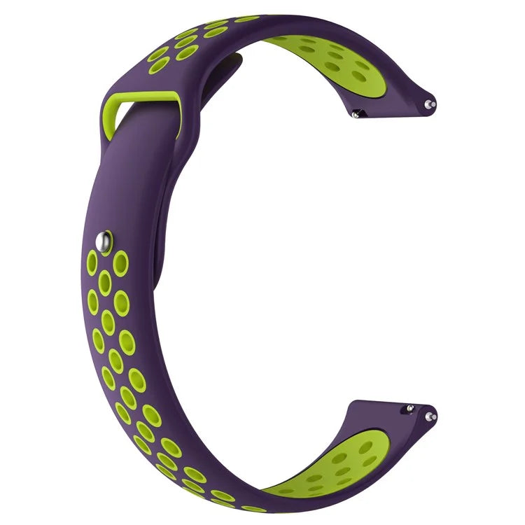 KALEBOL KLB-SSGJ-004 For Samsung Gear Sport / Samsung Gear S2 Classic Silicone Strap 20mm Buckle Watchband