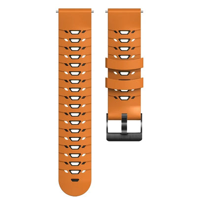 KALEBOL KLB-SSTXGJ-001 For Samsung Galaxy Watch6 Classic 43mm / 47mm / GarminActive 20mm Silicone Trapezoidal Watch Strap