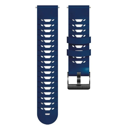 KALEBOL KLB-SSTXGJ-001 For Samsung Galaxy Watch6 Classic 43mm / 47mm / GarminActive 20mm Silicone Trapezoidal Watch Strap