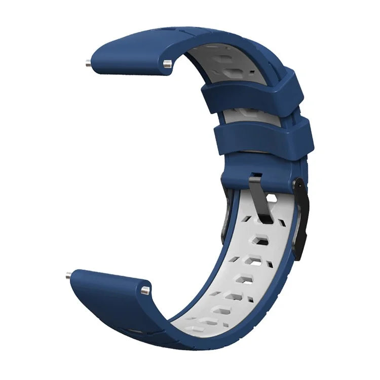 KALEBOL KLB-SSTXGJ-001 For Samsung Galaxy Watch6 Classic 43mm / 47mm / GarminActive 20mm Silicone Trapezoidal Watch Strap