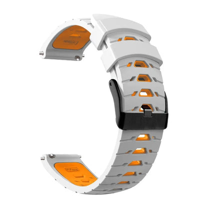 KALEBOL KLB-SSTXGJ-001 For Samsung Galaxy Watch3 45mm / Huawei Watch Ultimate Trapezoidal Silicone 22mm Watch Band