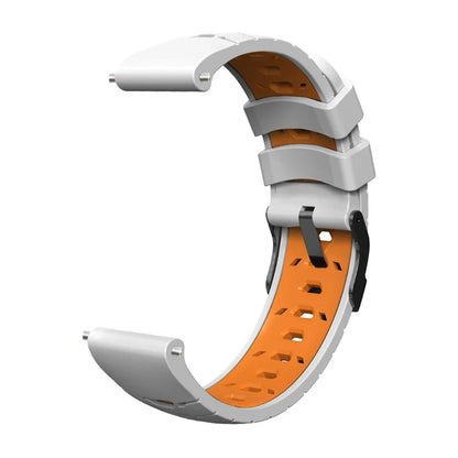KALEBOL KLB-SSTXGJ-001 For Samsung Galaxy Watch3 45mm / Huawei Watch Ultimate Trapezoidal Silicone 22mm Watch Band