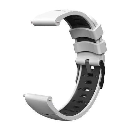 KALEBOL KLB-SSTXGJ-001 For Samsung Galaxy Watch3 45mm / Huawei Watch Ultimate Trapezoidal Silicone 22mm Watch Band