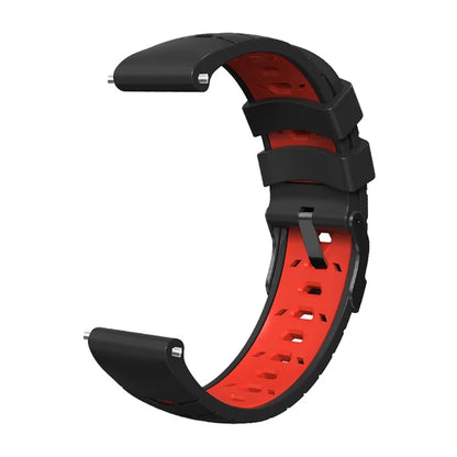KALEBOL KLB-SSTXGJ-001 For Samsung Galaxy Watch3 45mm / Huawei Watch Ultimate Trapezoidal Silicone 22mm Watch Band