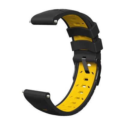 KALEBOL KLB-SSTXGJ-001 For Samsung Galaxy Watch3 45mm / Huawei Watch Ultimate Trapezoidal Silicone 22mm Watch Band