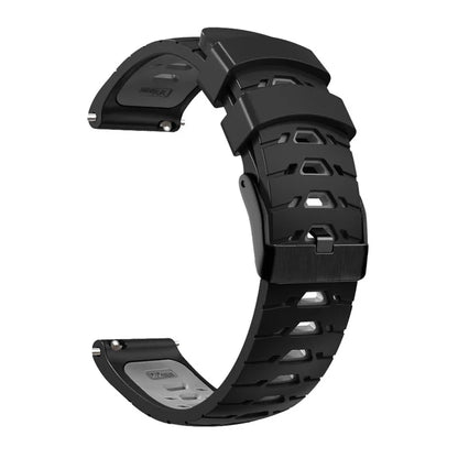 KALEBOL KLB-SSTXGJ-001 For Samsung Galaxy Watch3 45mm / Huawei Watch Ultimate Trapezoidal Silicone 22mm Watch Band