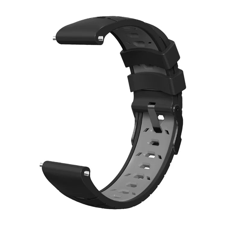 KALEBOL KLB-SSTXGJ-001 For Samsung Galaxy Watch3 45mm / Huawei Watch Ultimate Trapezoidal Silicone 22mm Watch Band