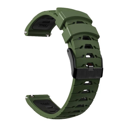KALEBOL KLB-SSTXGJ-001 For Samsung Galaxy Watch3 45mm / Huawei Watch Ultimate Trapezoidal Silicone 22mm Watch Band
