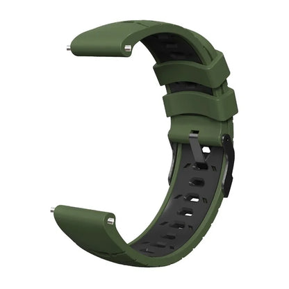 KALEBOL KLB-SSTXGJ-001 For Samsung Galaxy Watch3 45mm / Huawei Watch Ultimate Trapezoidal Silicone 22mm Watch Band