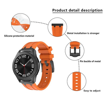 KALEBOL KLB-YTGJ-001 for Samsung Galaxy Watch3 45mm / Huawei Watch Ultimate / Watch GT 3 SE Liquid Silicone Watch Band