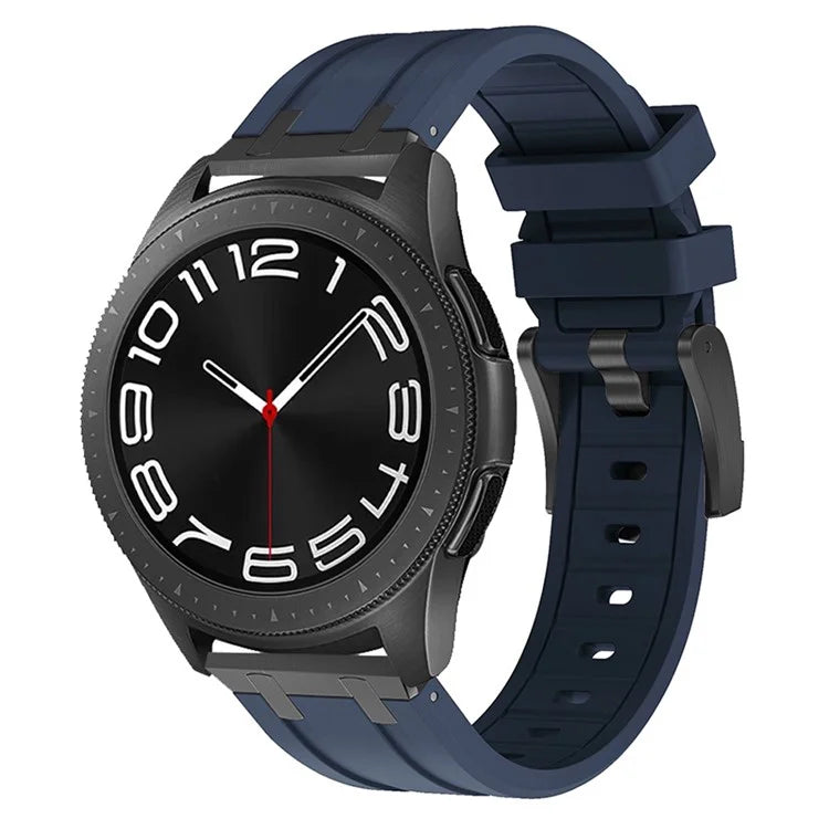 KALEBOL KLB-YTGJ-001 for Samsung Galaxy Watch3 45mm / Huawei Watch Ultimate / Watch GT 3 SE Liquid Silicone Watch Band+Blue