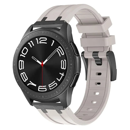 KALEBOL KLB-YTGJ-001 for Samsung Galaxy Watch3 45mm / Huawei Watch Ultimate / Watch GT 3 SE Liquid Silicone Watch Band+Starlight