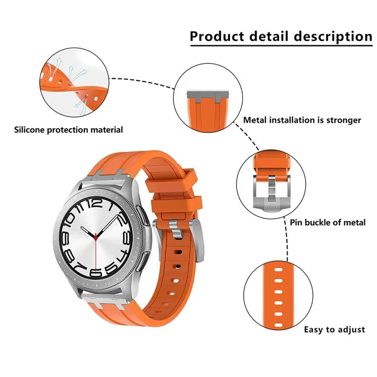 KALEBOL KLB-YTGJ-001 for Samsung Galaxy Watch3 45mm / Huawei Watch Ultimate / Watch GT 3 SE Liquid Silicone Watch Band