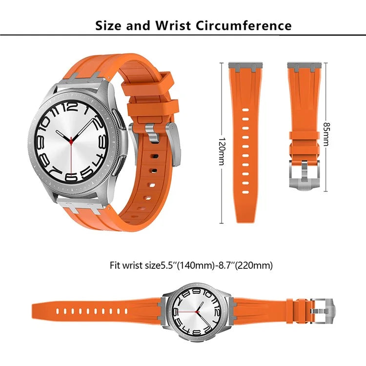 KALEBOL KLB-YTGJ-001 for Samsung Galaxy Watch3 45mm / Huawei Watch Ultimate / Watch GT 3 SE Liquid Silicone Watch Band