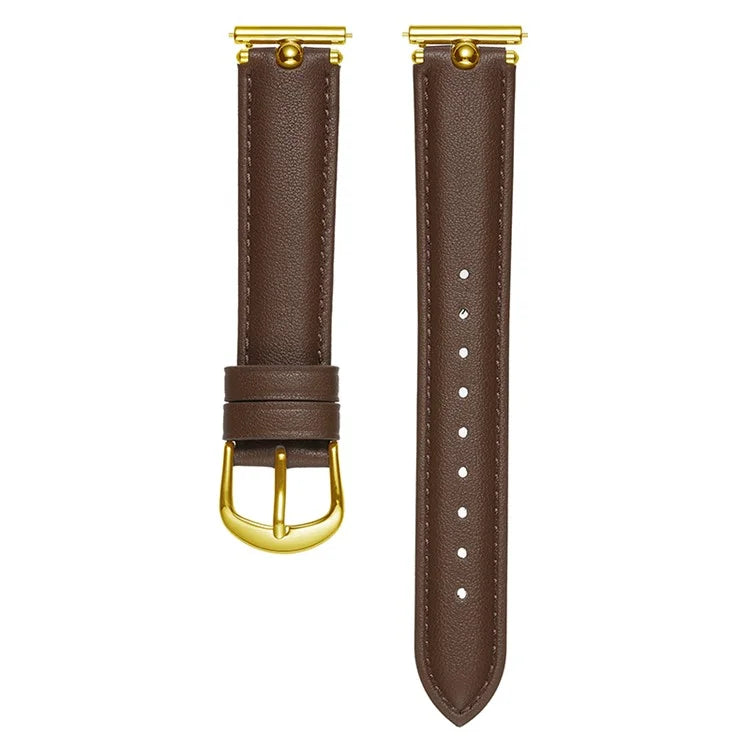 KALEBOL KLB-YZKZP-001 For Samsung Galaxy Watch6 Classic 47mm / Galaxy Watch5 Pro 45mm Genuine Cow Leather 20mm Watch Strap