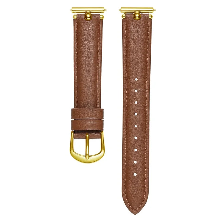 KALEBOL KLB-YZKZP-001 For Samsung Galaxy Watch6 Classic 47mm / Galaxy Watch5 Pro 45mm Genuine Cow Leather 20mm Watch Strap