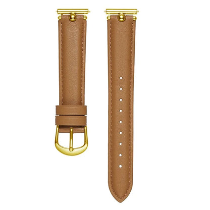 KALEBOL KLB-YZKZP-001 For Samsung Galaxy Watch6 Classic 47mm / Galaxy Watch5 Pro 45mm Genuine Cow Leather 20mm Watch Strap