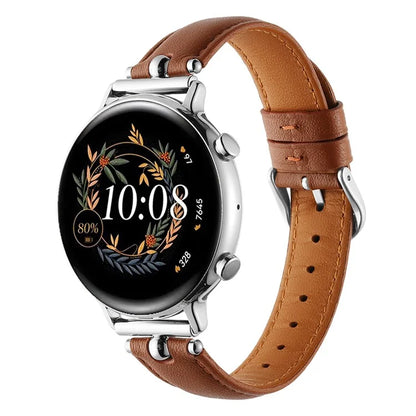 KALEBOL KLB-YZKZP-001 For Samsung Galaxy Watch6 Classic 47mm / Galaxy Watch5 Pro 45mm Genuine Cow Leather 20m Watch Strap
