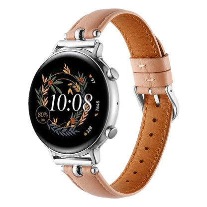 KALEBOL KLB-YZKZP-001 For Samsung Galaxy Watch6 Classic 47mm / Galaxy Watch5 Pro 45mm Genuine Cow Leather 20m Watch Strap