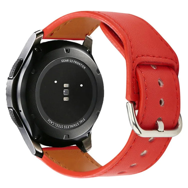 KALEBOL KLB-KCPU-001 For Samsung Galaxy Watch 46mm / Huawei Watch 4 Pro 22mm Smart Watch Band PU Leather Wrist Strap