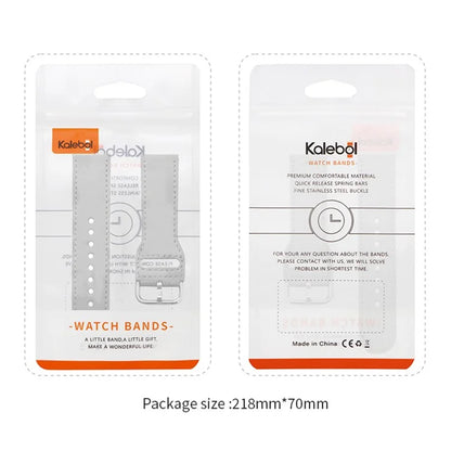 KALEBOL KLB-KCPU-001 For Samsung Galaxy Watch 46mm / Huawei Watch 4 Pro 22mm Smart Watch Band PU Leather Wrist Strap