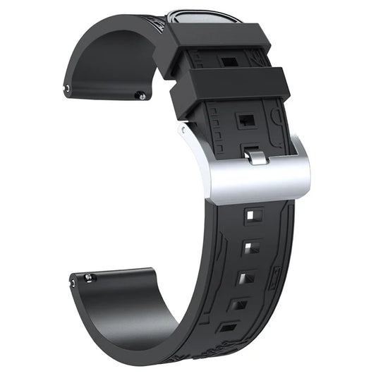 For Samsung Galaxy Watch3 45mm / Huawei Watch 4 / Garmin Venu 3 Universal 22mm Watch Band Silicone Watch Strap