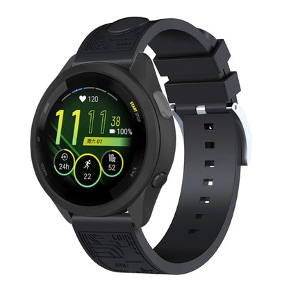 For Samsung Galaxy Watch3 45mm / Huawei Watch 4 / Garmin Venu 3 Universal 22mm Watch Band Silicone Watch Strap
