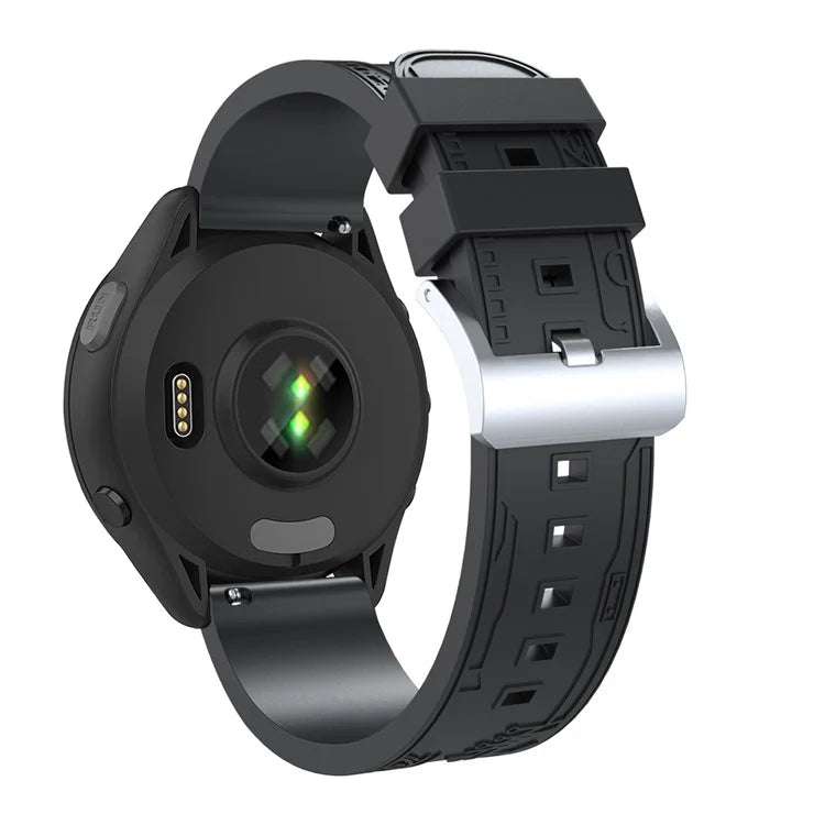 For Samsung Galaxy Watch3 45mm / Huawei Watch 4 / Garmin Venu 3 Universal 22mm Watch Band Silicone Watch Strap
