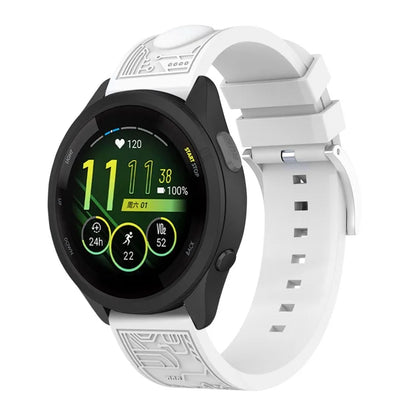 For Samsung Galaxy Watch3 45mm / Huawei Watch 4 / Garmin Venu 3 Universal 22mm Watch Band Silicone Watch Strap