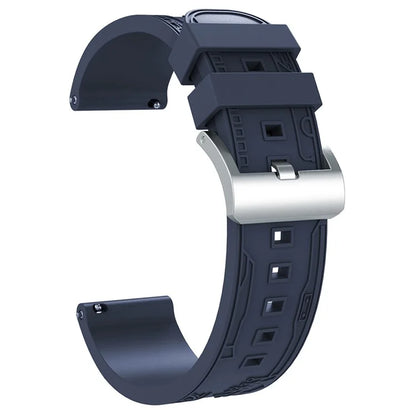 For Samsung Galaxy Watch3 45mm / Huawei Watch 4 / Garmin Venu 3 Universal 22mm Watch Band Silicone Watch Strap