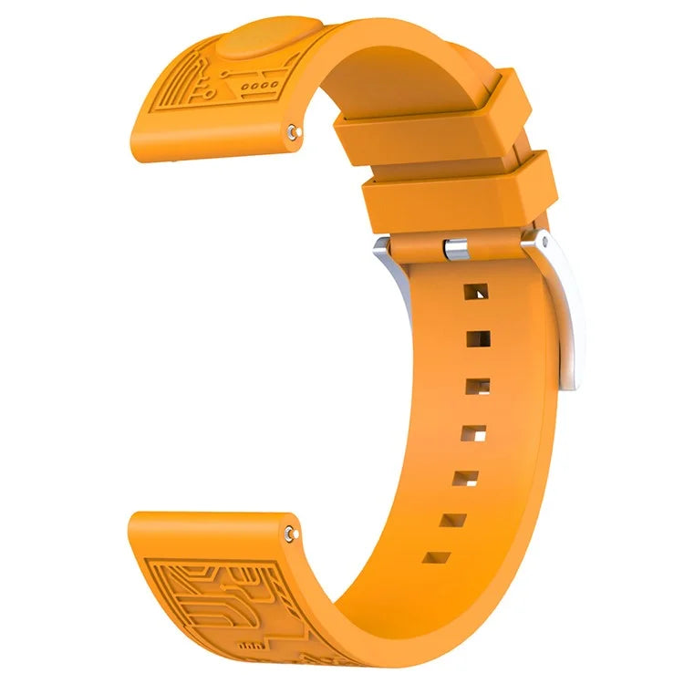 For Samsung Galaxy Watch3 45mm / Huawei Watch 4 / Garmin Venu 3 Universal 22mm Watch Band Silicone Watch Strap