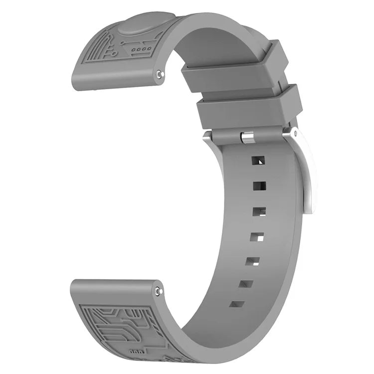For Samsung Galaxy Watch3 45mm / Huawei Watch 4 / Garmin Venu 3 Universal 22mm Watch Band Silicone Watch Strap