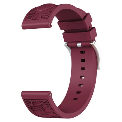 For Samsung Galaxy Watch3 45mm / Huawei Watch 4 / Garmin Venu 3 Universal 22mm Watch Band Silicone Watch Strap