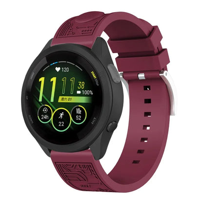 For Samsung Galaxy Watch3 45mm / Huawei Watch 4 / Garmin Venu 3 Universal 22mm Watch Band Silicone Watch Strap