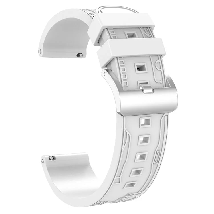 For Samsung Galaxy Watch6 44mm / Huawei Watch GT 3 42mm / Garmin vivoactive 5 Universal 20mm Soft Silicone Watch Band