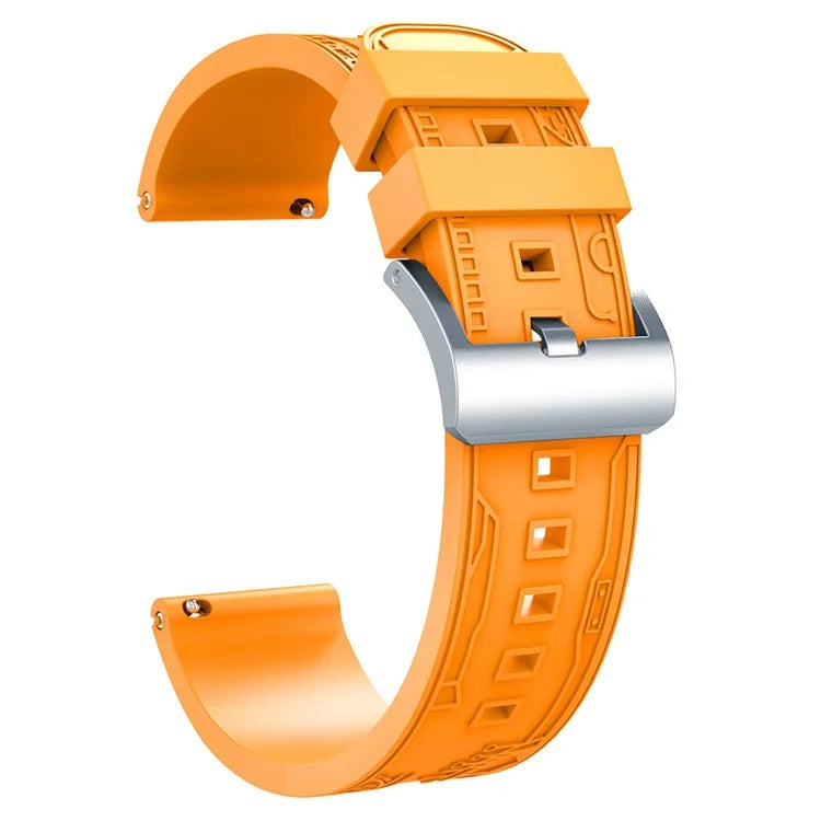 For Samsung Galaxy Watch6 44mm / Huawei Watch GT 3 42mm / Garmin vivoactive 5 Universal 20mm Soft Silicone Watch Band