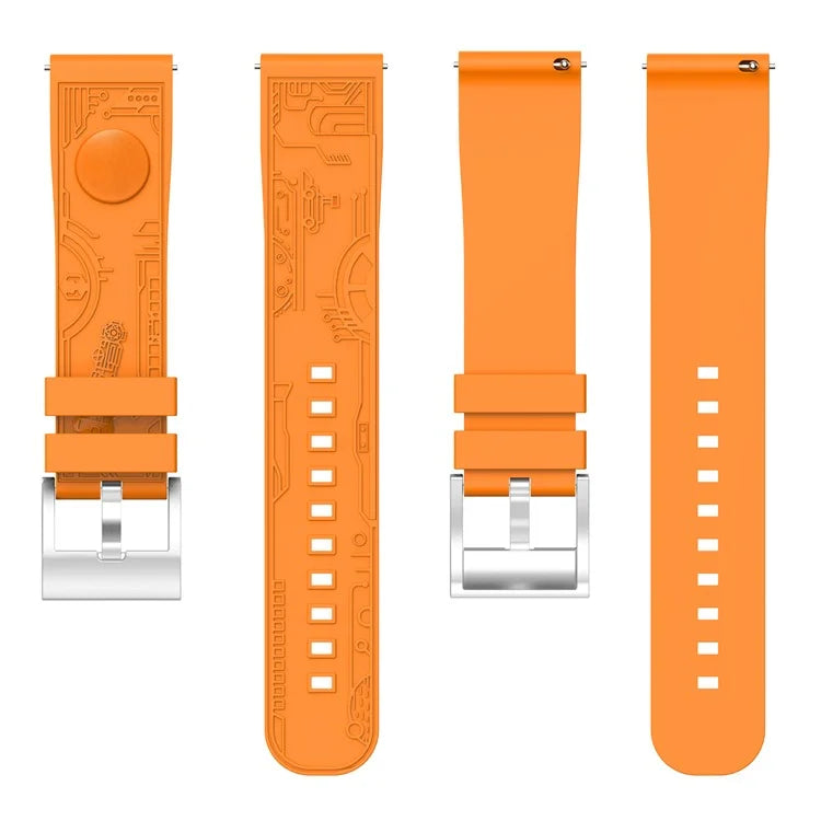 For Samsung Galaxy Watch6 44mm / Huawei Watch GT 3 42mm / Garmin vivoactive 5 Universal 20mm Soft Silicone Watch Band