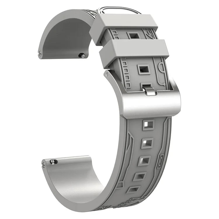 For Samsung Galaxy Watch6 44mm / Huawei Watch GT 3 42mm / Garmin vivoactive 5 Universal 20mm Soft Silicone Watch Band