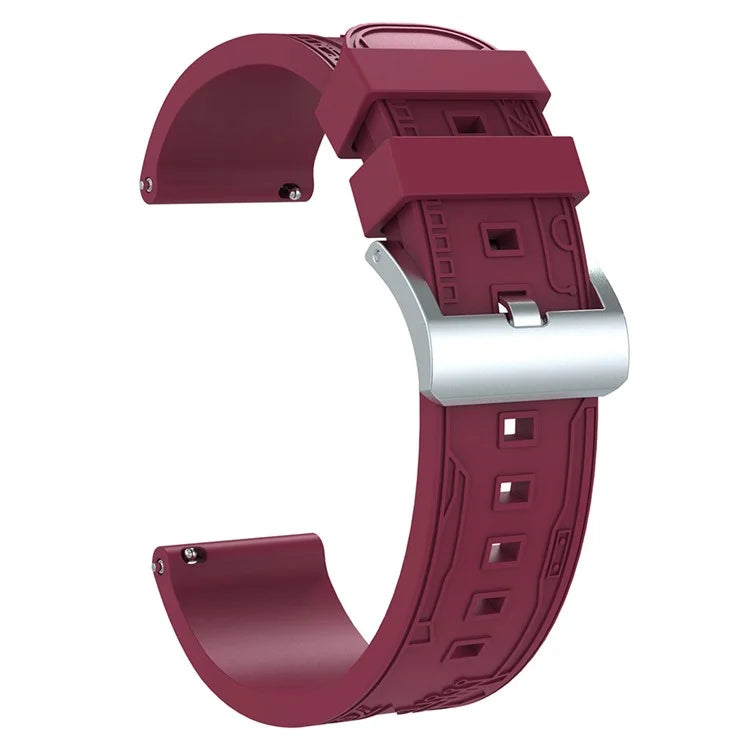 For Samsung Galaxy Watch6 44mm / Huawei Watch GT 3 42mm / Garmin vivoactive 5 Universal 20mm Soft Silicone Watch Band