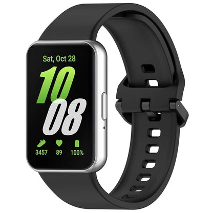 For Samsung Galaxy Fit3 Flexible Watch Strap Silicone Band Wrist Bracelet