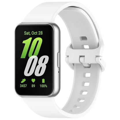 For Samsung Galaxy Fit3 Flexible Watch Strap Silicone Band Wrist Bracelet