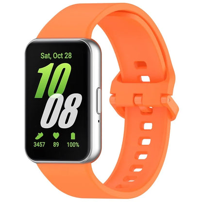 For Samsung Galaxy Fit3 Flexible Watch Strap Silicone Band Wrist Bracelet