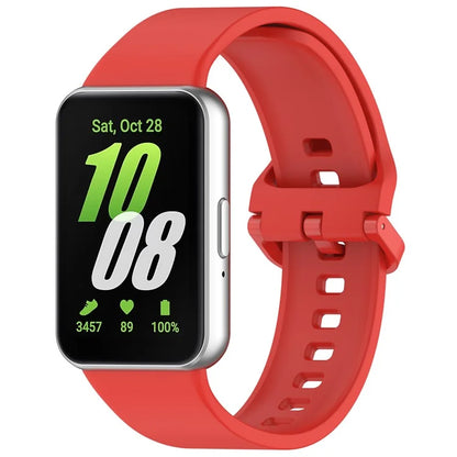 For Samsung Galaxy Fit3 Flexible Watch Strap Silicone Band Wrist Bracelet