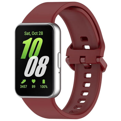 For Samsung Galaxy Fit3 Flexible Watch Strap Silicone Band Wrist Bracelet