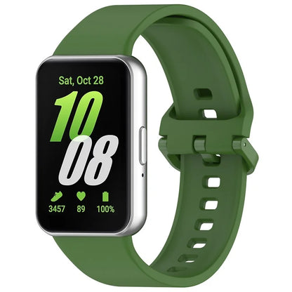 For Samsung Galaxy Fit3 Flexible Watch Strap Silicone Band Wrist Bracelet