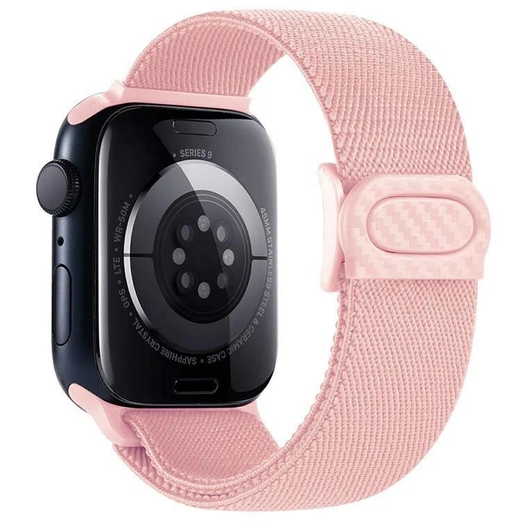 For Apple Watch Series 9 8 7 41mm / 6 5 4 SE (2022) SE (2023) SE 40mm / 3 2 1 38mm Watch Band Elastic Nylon Strap