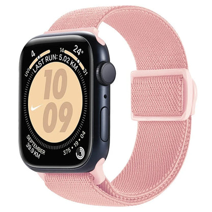 For Apple Watch Series 9 8 7 41mm / 6 5 4 SE (2022) SE (2023) SE 40mm / 3 2 1 38mm Watch Band Elastic Nylon Strap