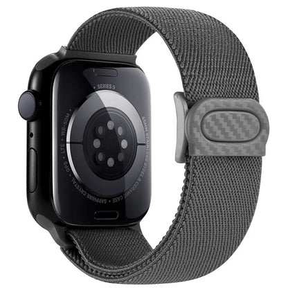For Apple Watch Series 9 8 7 41mm / 6 5 4 SE (2022) SE (2023) SE 40mm / 3 2 1 38mm Watch Band Elastic Nylon Strap