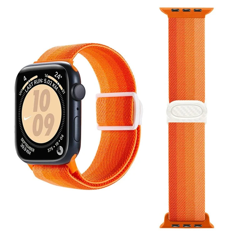 For Apple Watch Series 9 8 7 41mm / 6 5 4 SE (2022) SE (2023) SE 40mm / 3 2 1 38mm Watch Band Elastic Nylon Strap